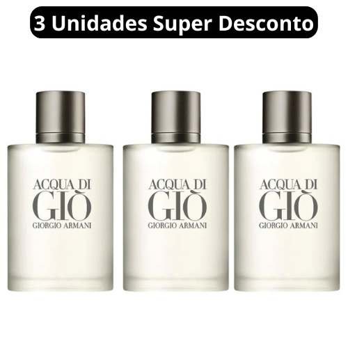 Exclusivo: Perfume Acqua di Gio™ - (100ml) - (Leve 2 e Econmize) + Envio Grátis Hoje