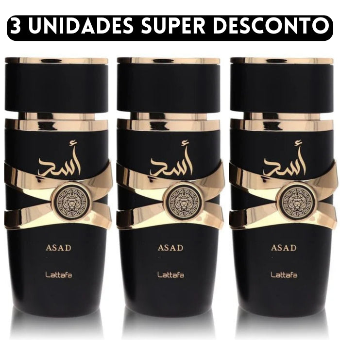 Exclusivo: Perfume Árabe Asad Lattafa (100ml) - (Leve 2 e Econmize) + Envio Grátis Hoje