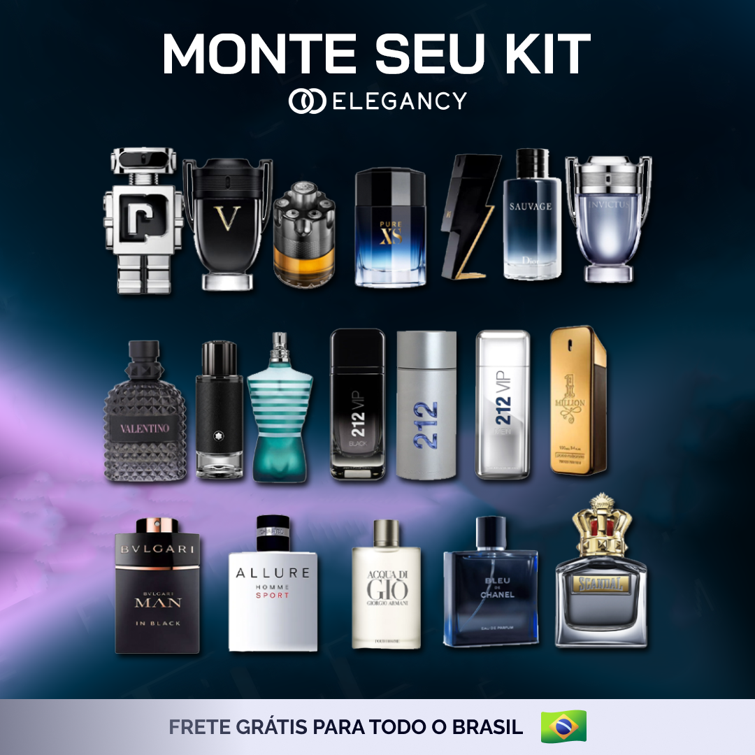 Monte Seu Kit - 2 Perfumes Masculinos [100mL]